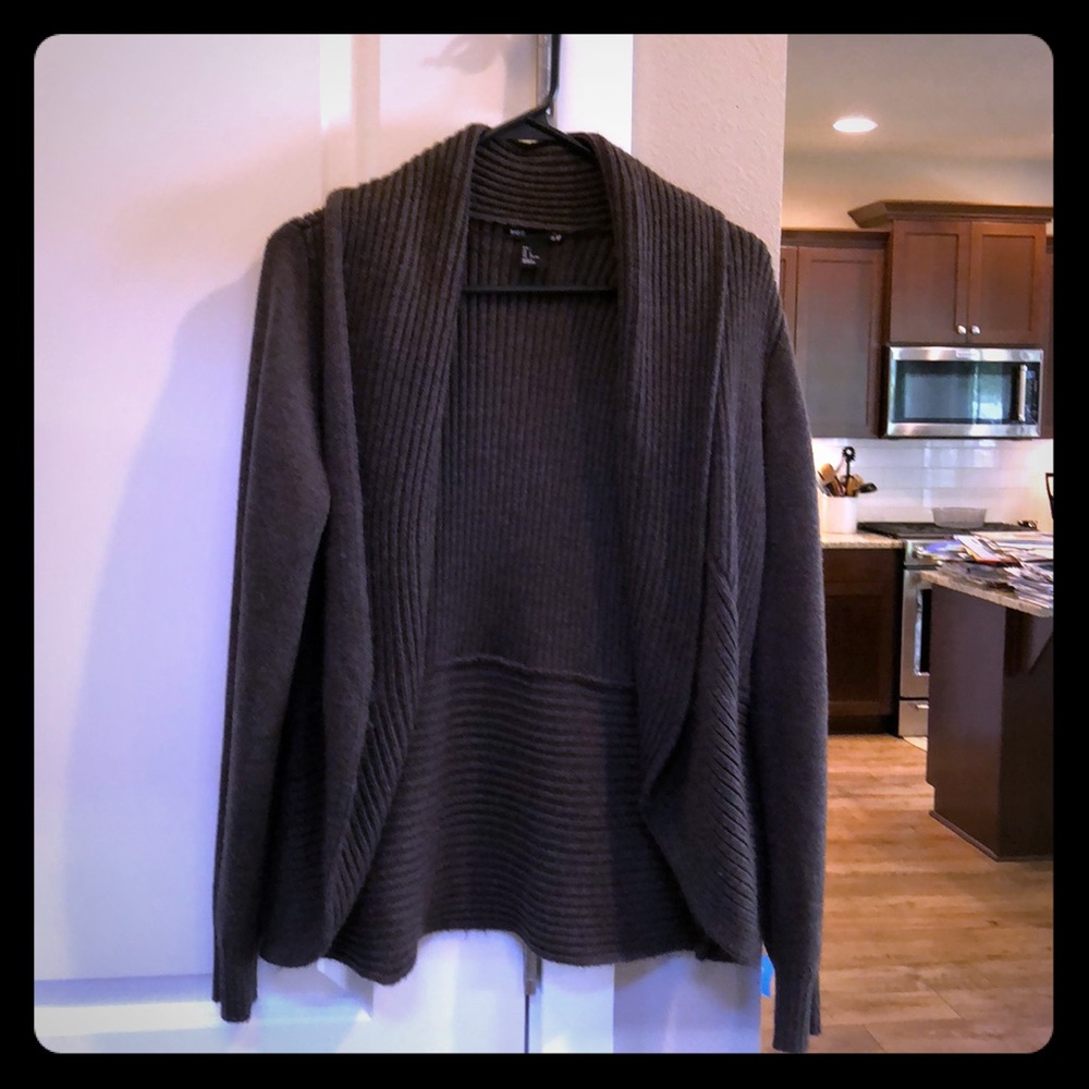 Brown gray cardigan by H&M
